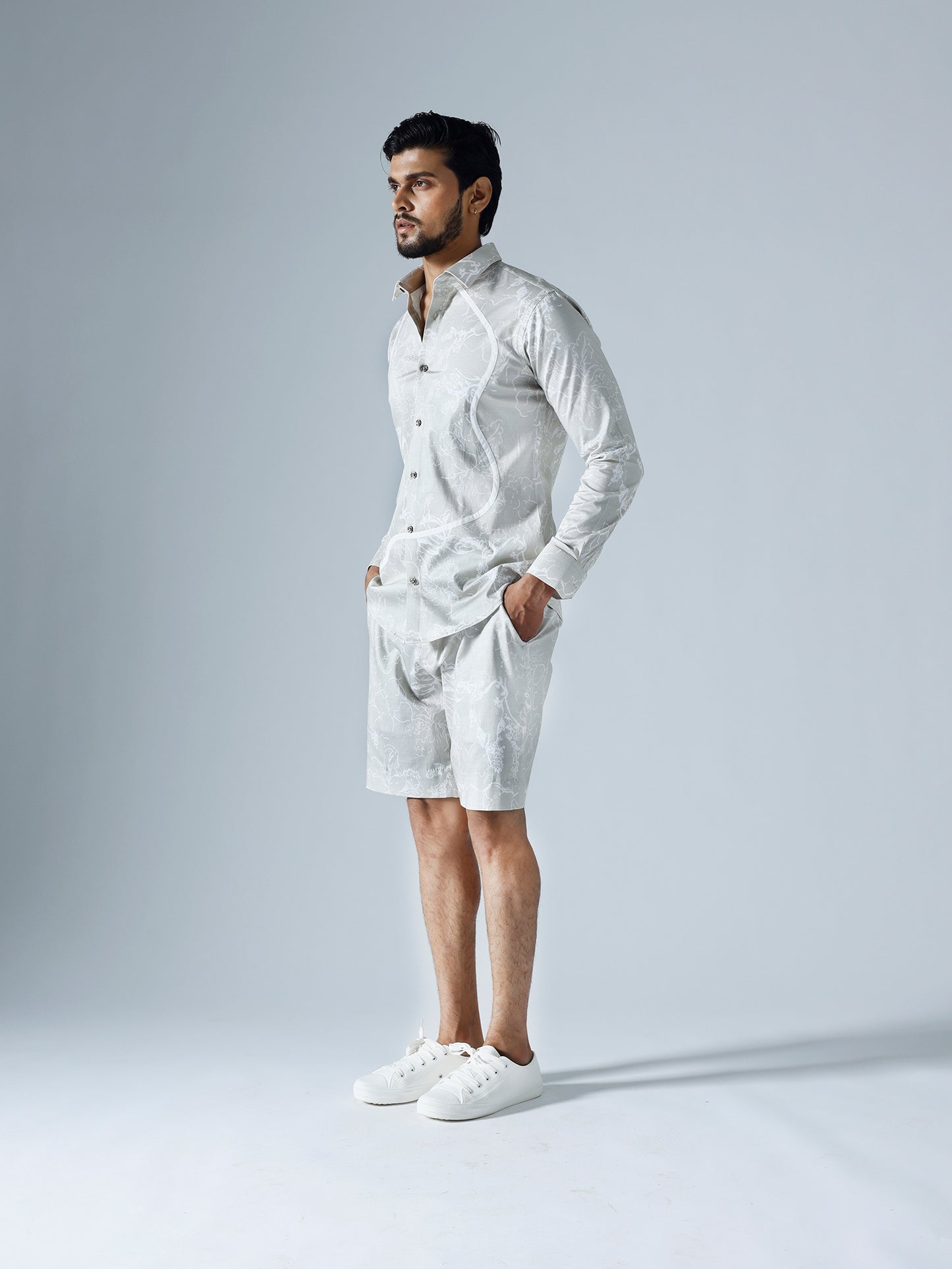 Bloom Grey Full sleeves Shirt