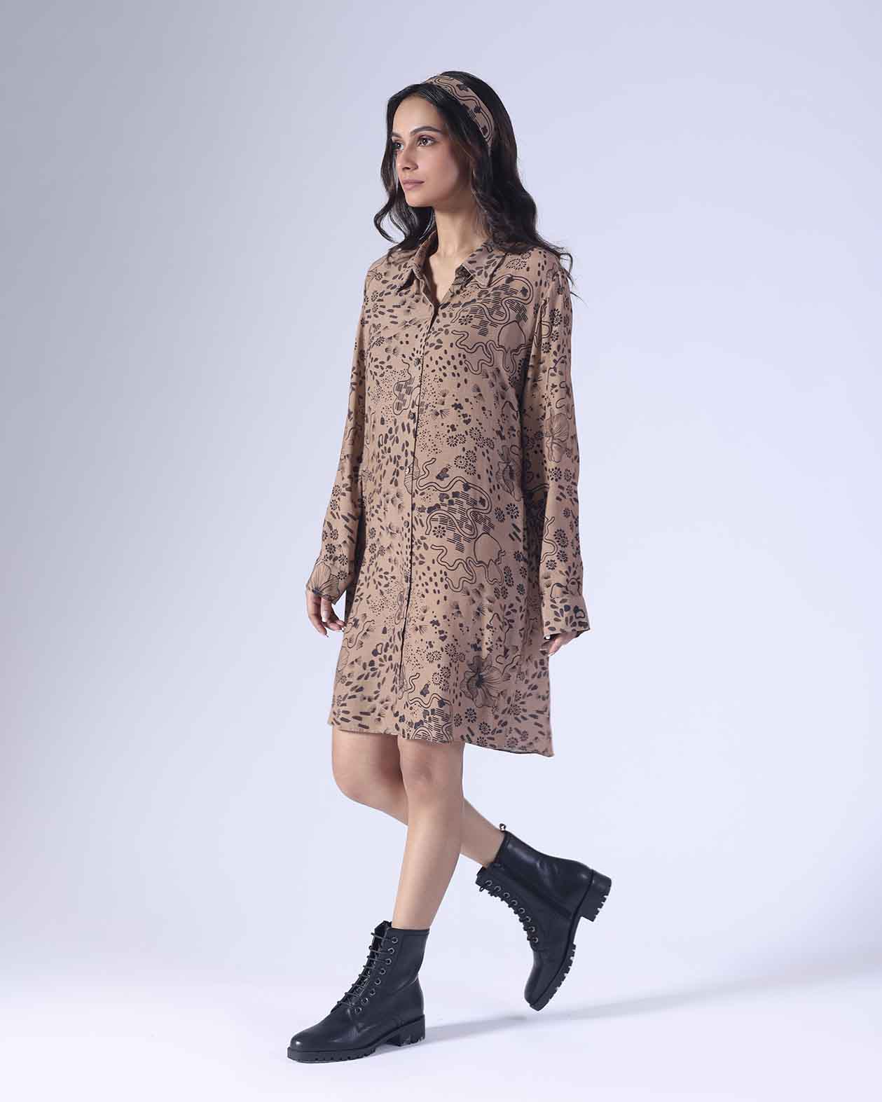 BOTANIC SHIRT DRESS