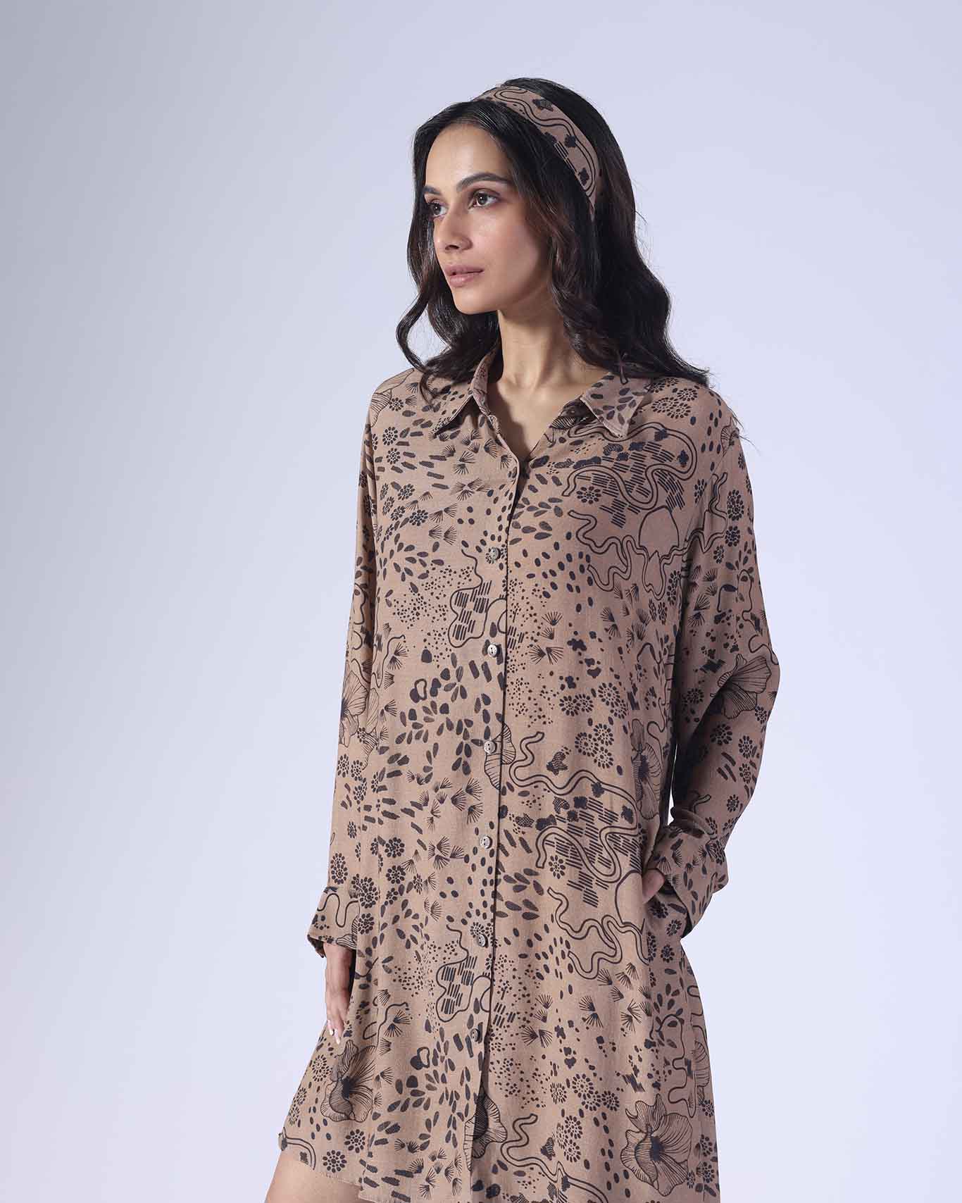 BOTANIC SHIRT DRESS