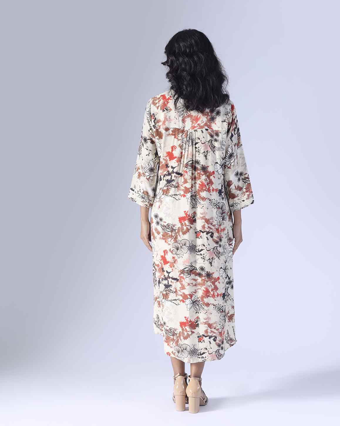 SEAGRASS LONG SHIRT DRESS