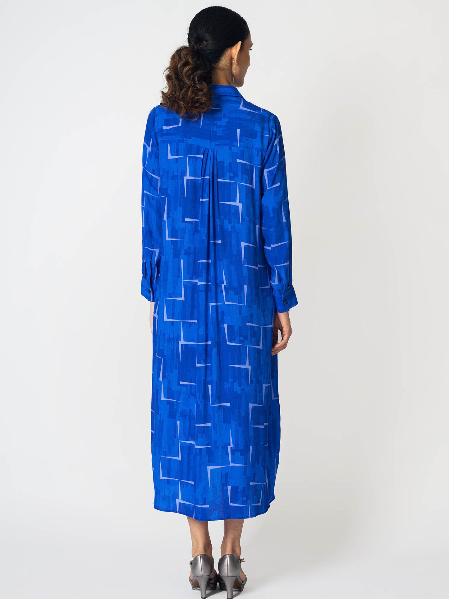 Brick Blue Long Dress