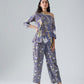 Toucan Lavender Mismatch Drop Shoulder Co-ord Set