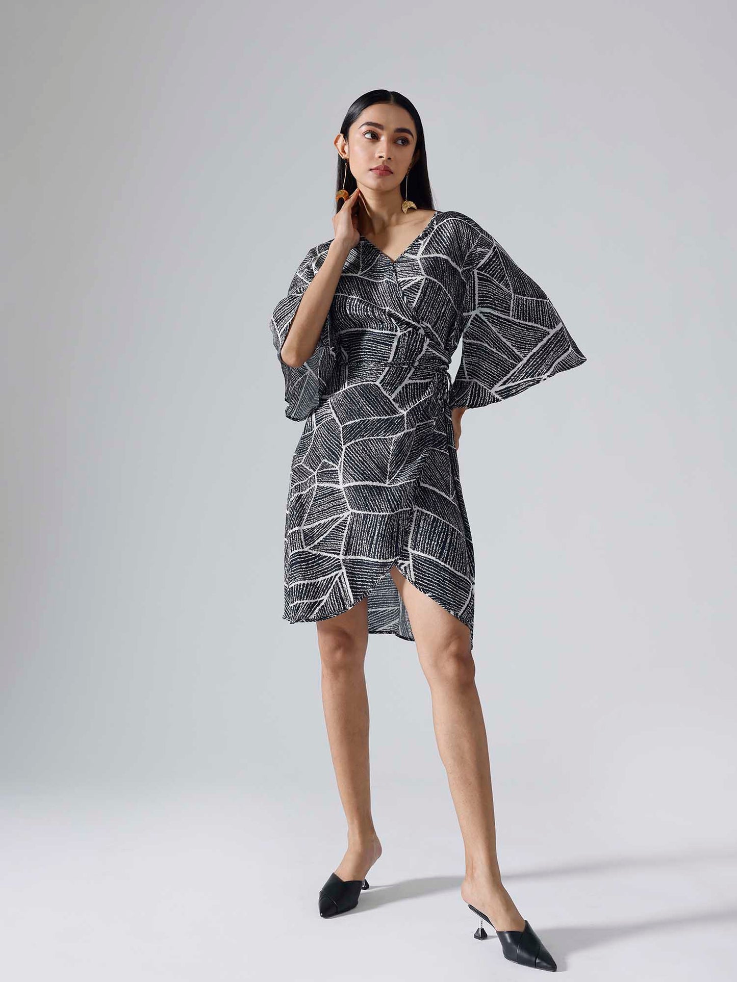 Perpetual Midi Wrap Dress