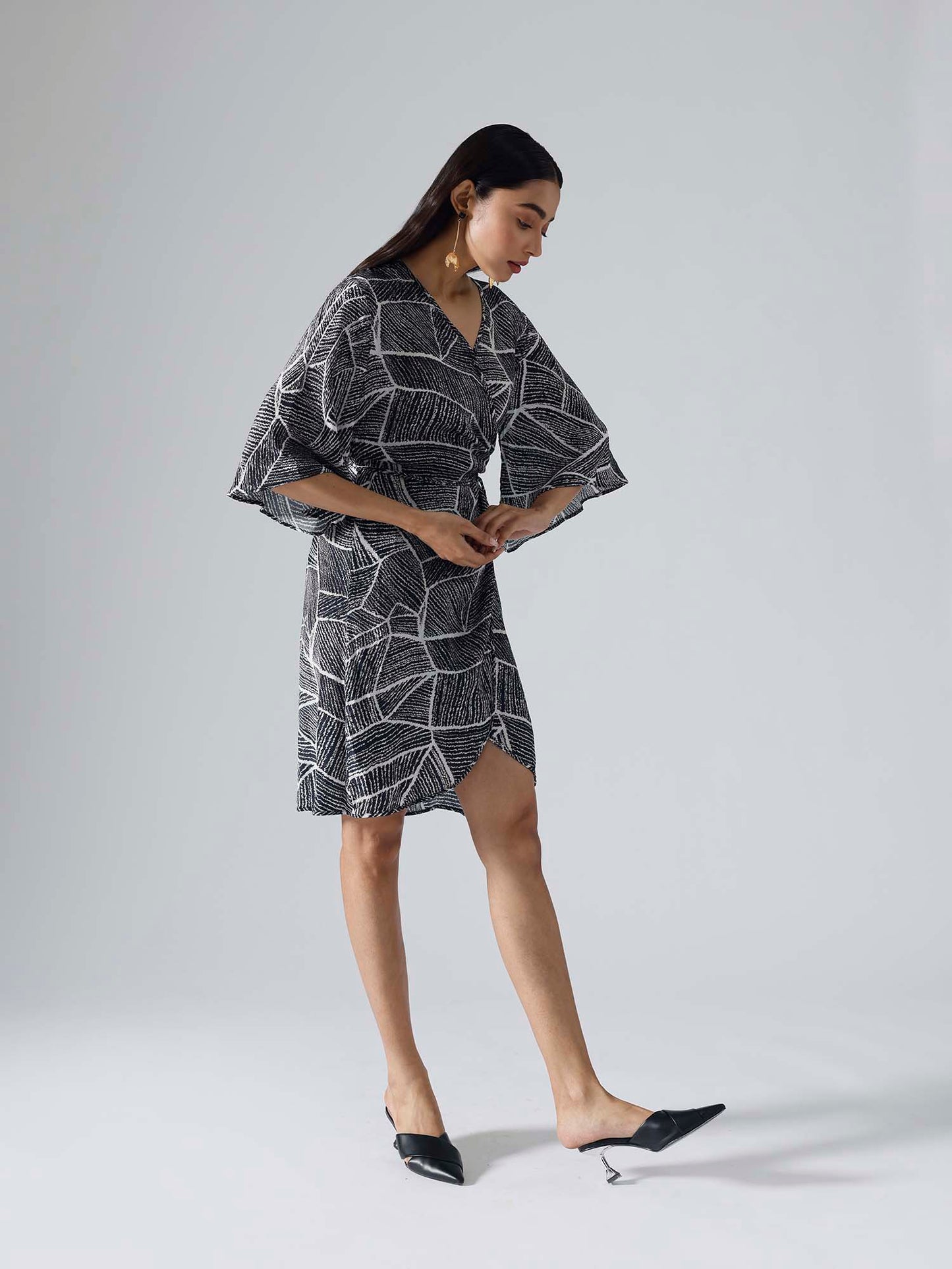 Perpetual Midi Wrap Dress