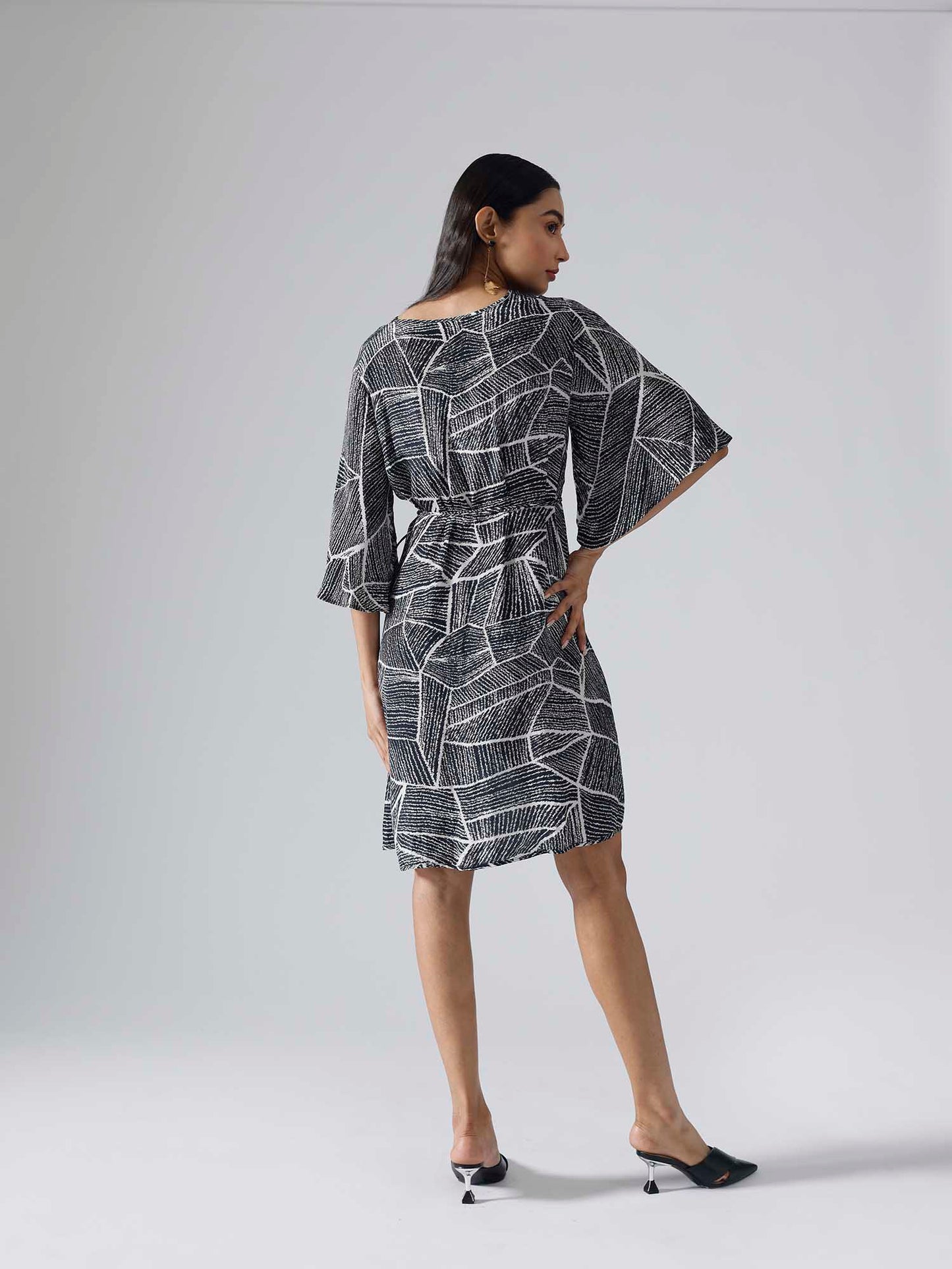 Perpetual Midi Wrap Dress