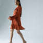 Waves Red Shift Dress