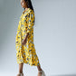 Vivid Yellow Shirt Dress