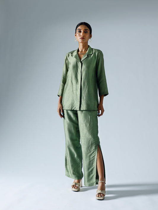 Green Blazer Shirt