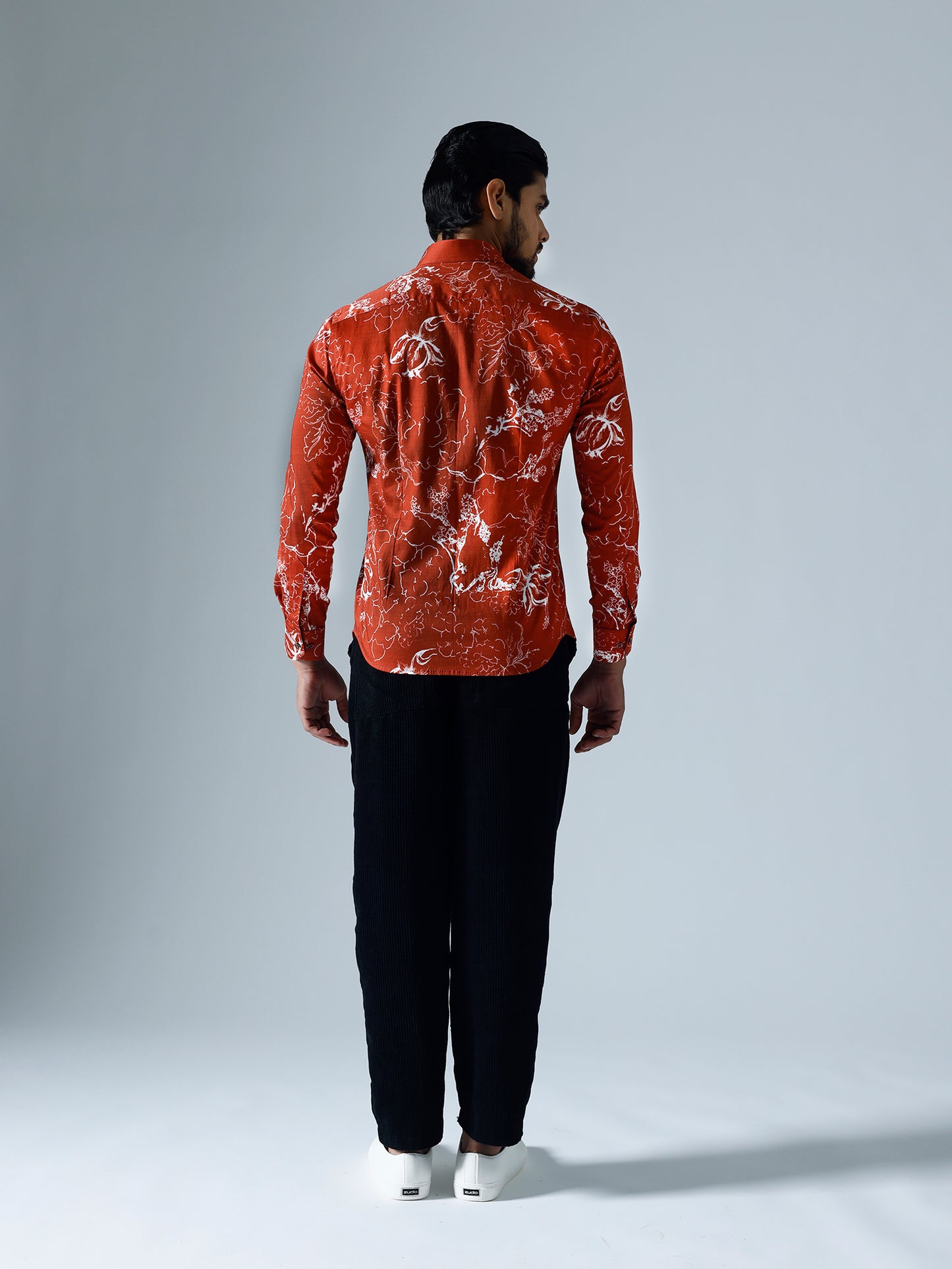 Bloom Red Full Sleeves Shirt