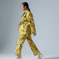 Vivid Yellow Pant Suit