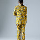 Vivid Yellow Pant Suit