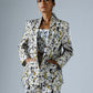 Pixelated Grey Pant Suit