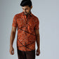 Waves Red Half sleeves Shirt