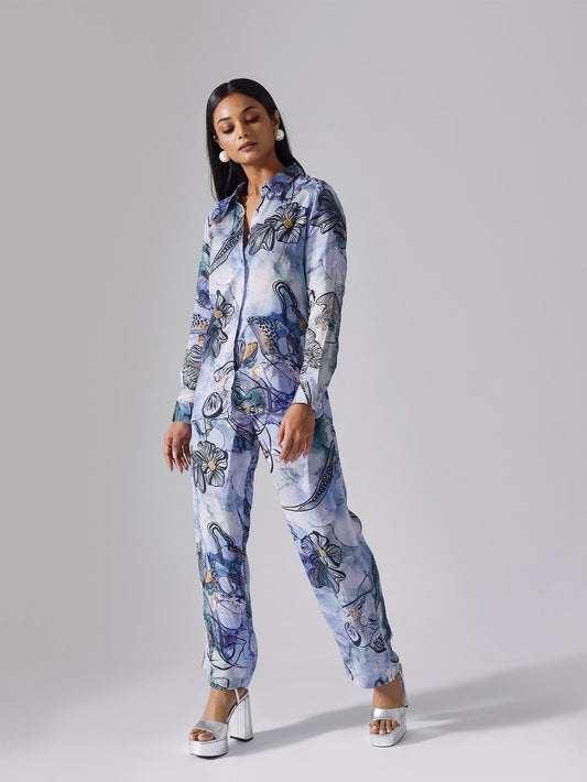Reflect Marbled Blue Co-ord Set