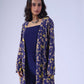 SPRING NAVY SHORTS SET WITH JACKET