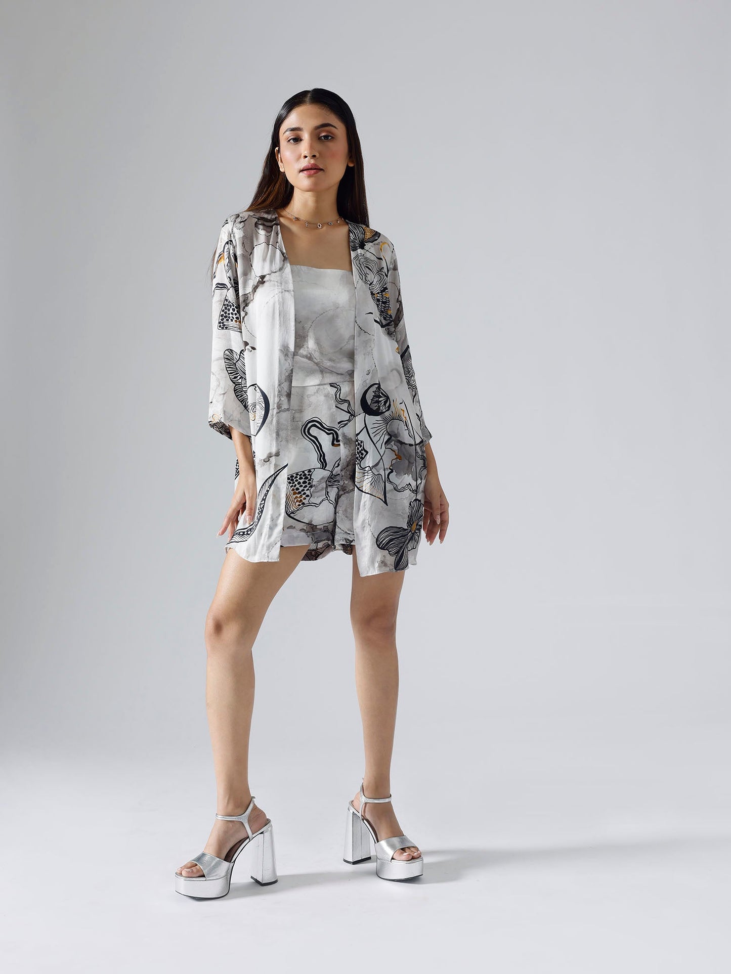 Reflect Monochrome Jacket Shorts Sets