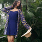 SPRING NAVY SHORTS SET WITH JACKET