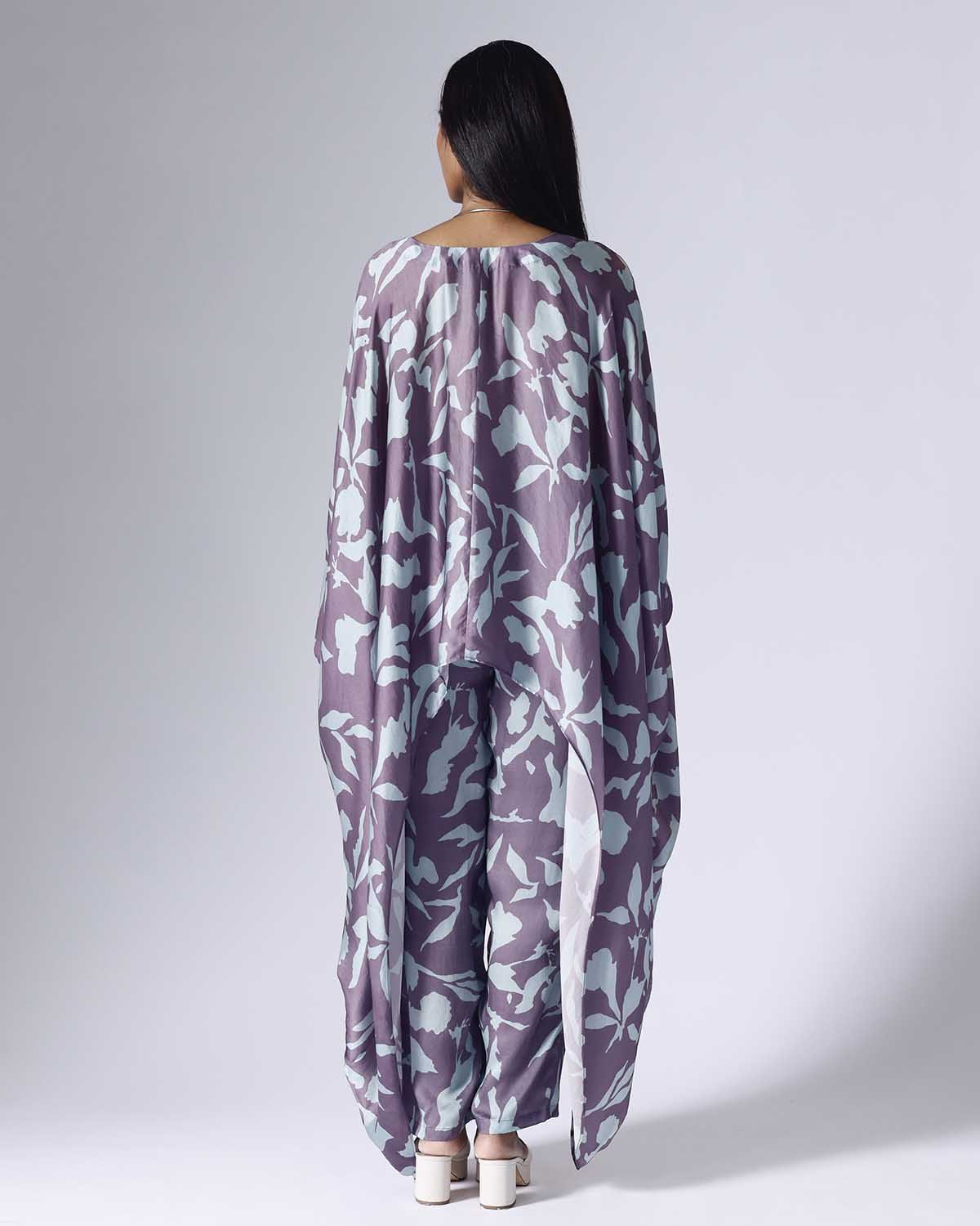 FOLIAGE PONCHO SET