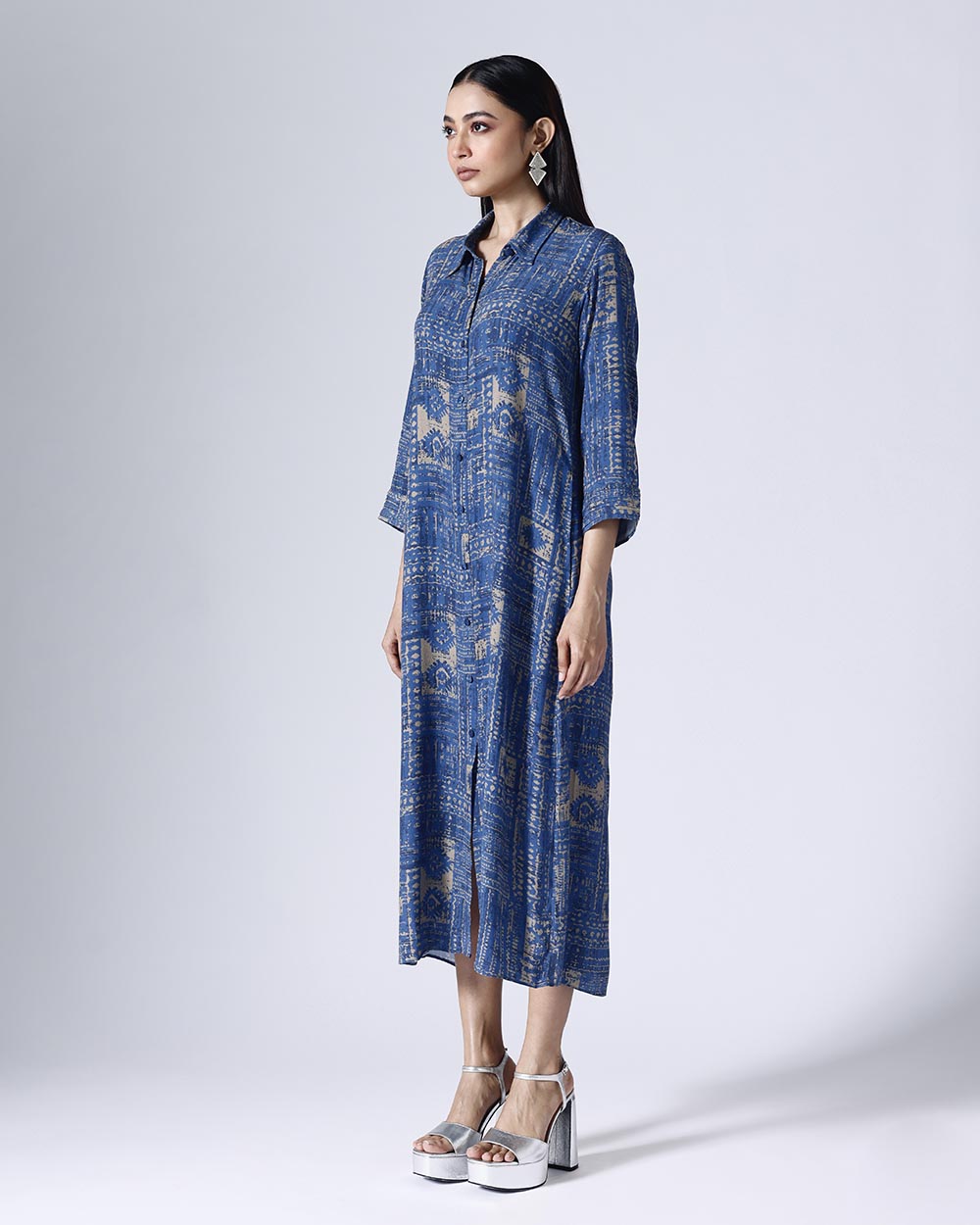 MOROCCON LONG SHIRT DRESS