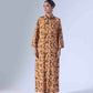 SPRING BROWN LONG DRESS