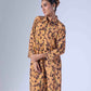 SPRING BROWN LONG DRESS