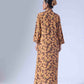 SPRING BROWN LONG DRESS