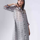 SHIBORI MONOCHROME LONG DRESS