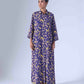 SPRING NAVY LONG DRESS