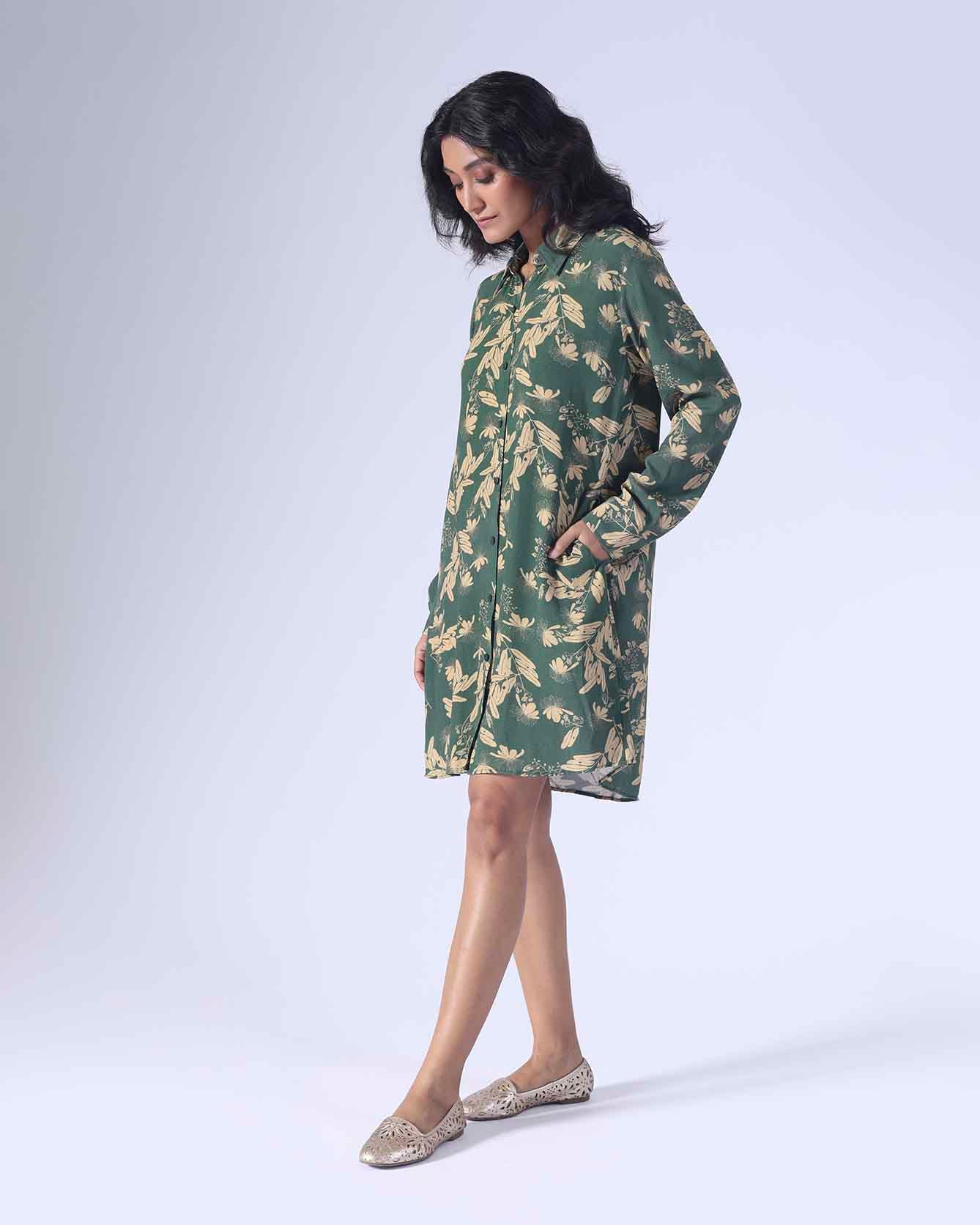BEETLE SHIRT DRESS