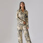 Nriti (Balsamic finegear) in Reflect Gold Co-ord Set
