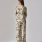 Nriti (Balsamic finegear) in Reflect Gold Co-ord Set